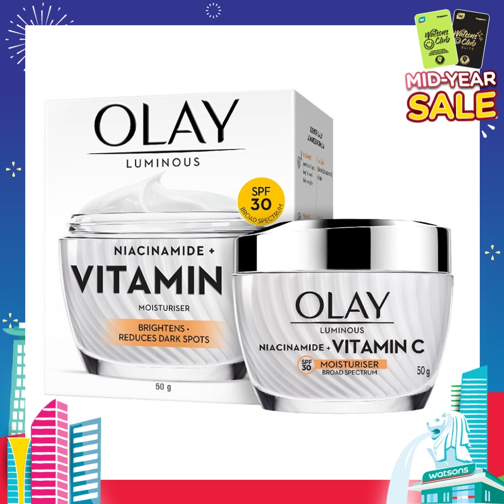 Luminous Niacinamide + Vitamin C Spf 30 Brightening Moisturiser (For Dark Spots, Dull Skin And Lightweight Texture) 50g