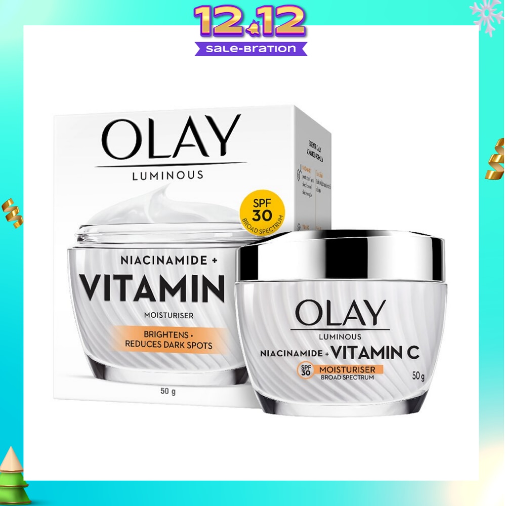 Luminous Niacinamide + Vitamin C Spf 30 Brightening Moisturiser (For Dark Spots, Dull Skin And Lightweight Texture) 50g
