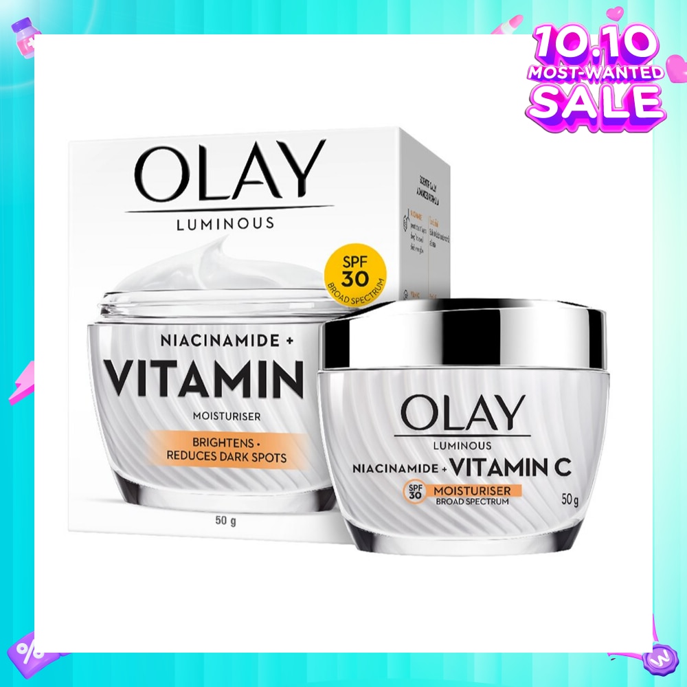 Luminous Niacinamide + Vitamin C Spf 30 Brightening Moisturiser (For Dark Spots, Dull Skin And Lightweight Texture) 50g