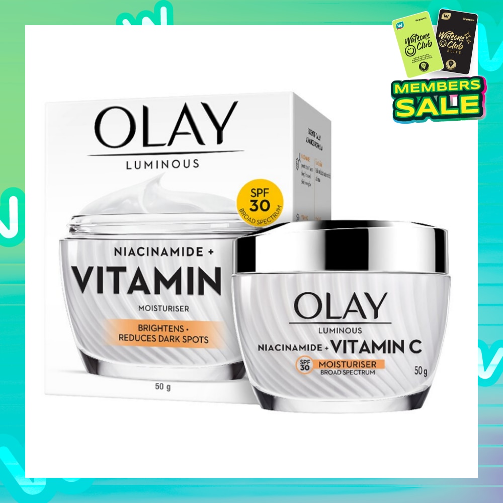 Luminous Niacinamide + Vitamin C Spf 30 Brightening Moisturiser (For Dark Spots, Dull Skin And Lightweight Texture) 50g