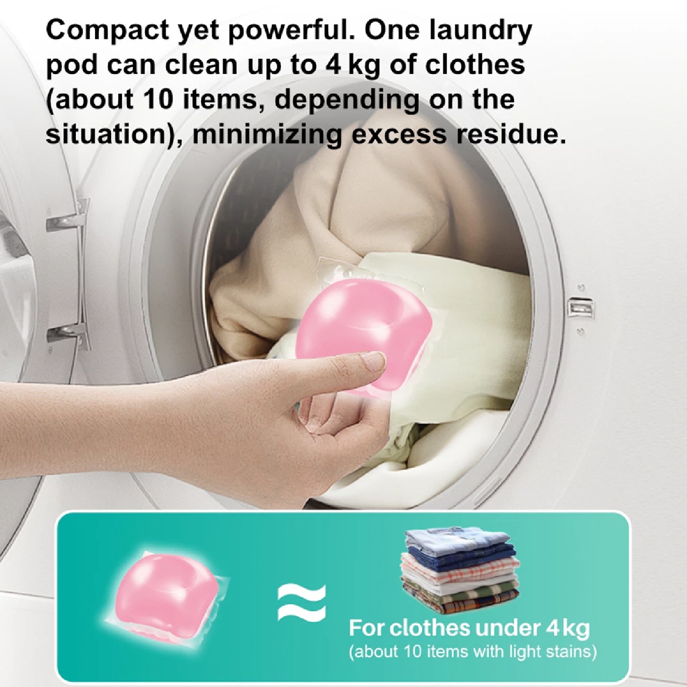 Clean Laundry Detergent Pods Refill Pack 35s x 2