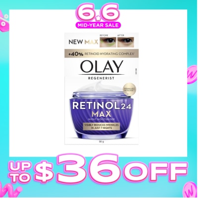 OLAY - Regenerist Retinol24 Max Anti Aging Night Moisturiser 50g