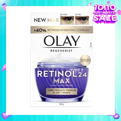 OLAY Regenerist Retinol24 Max Anti Aging Night Moisturiser 50g