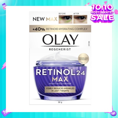 OLAY Regenerist Retinol24 Max Anti Aging Night Moisturiser 50g