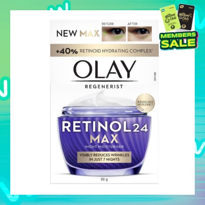 OLAY Regenerist Retinol24 Max Anti Aging Night Moisturiser 50g