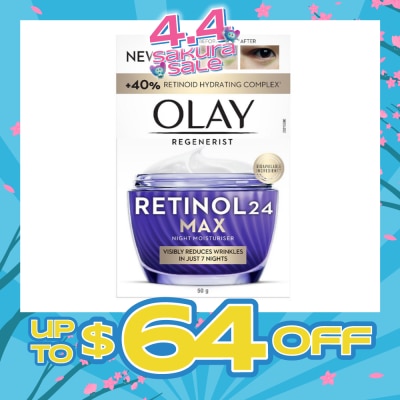 OLAY - Regenerist Retinol24 Max Anti Aging Night Moisturiser 50g