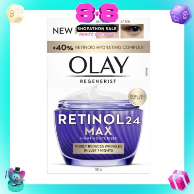 OLAY - Regenerist Retinol24 Max Anti Aging Night Moisturiser 50g