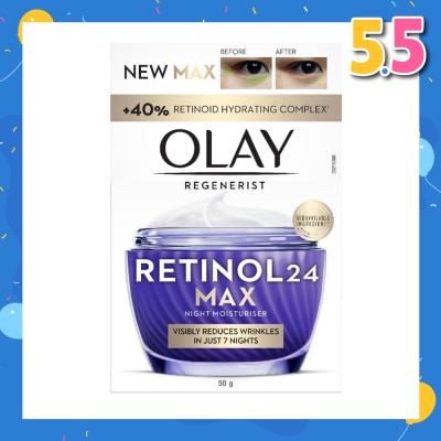 OLAY Regenerist Retinol24 Max Anti Aging Night Moisturiser 50g