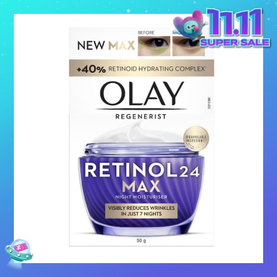OLAY Regenerist Retinol24 Max Anti Aging Night Moisturiser 50g