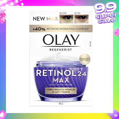 OLAY Regenerist Retinol24 Max Anti Aging Night Moisturiser 50g