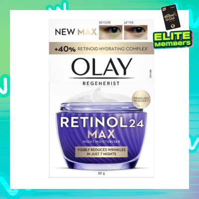 OLAY Regenerist Retinol24 Max Anti Aging Night Moisturiser 50g
