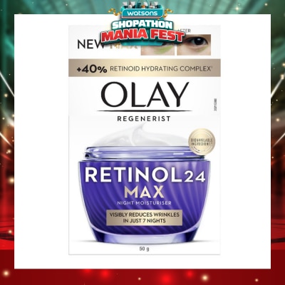 OLAY - Regenerist Retinol24 Max Anti Aging Night Moisturiser 50g