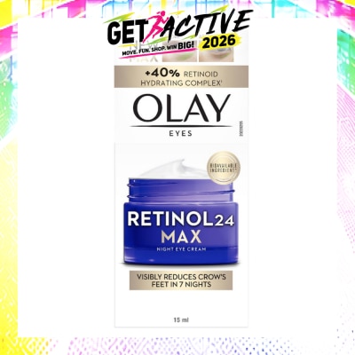 OLAY - Eyes Retinol24 Max Anti Aging Night Eye Cream 15ml image