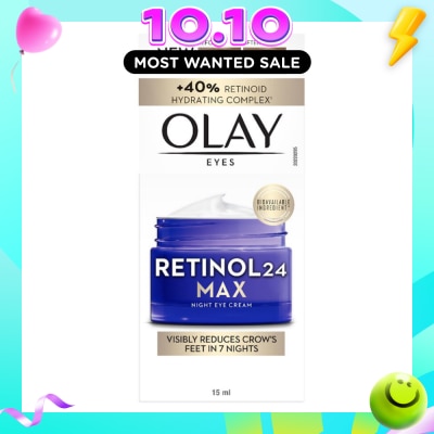 OLAY Eyes Retinol24 Max Anti Aging Night Eye Cream 15ml image