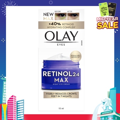 OLAY Eyes Retinol24 Max Anti Aging Night Eye Cream 15ml