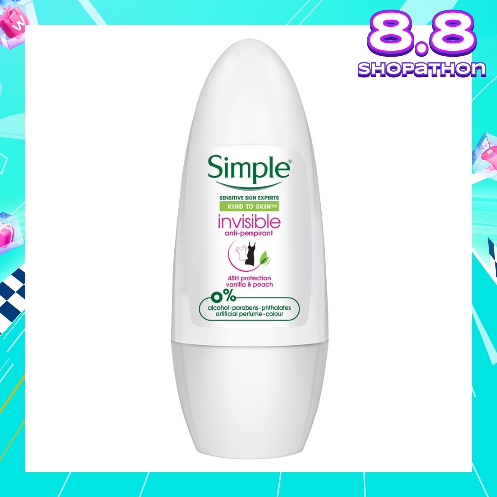 Soothing Anti-Perspirant Deodorant Roll-On Vanilla & Peach 45ml