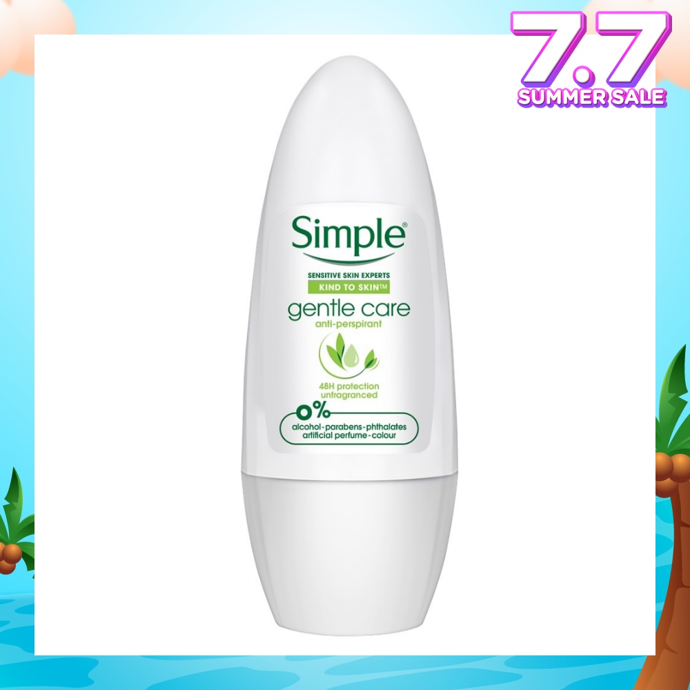 Gentle Care Anti-Perspirant Deodorant Roll-On (Unfragranced) 45ml