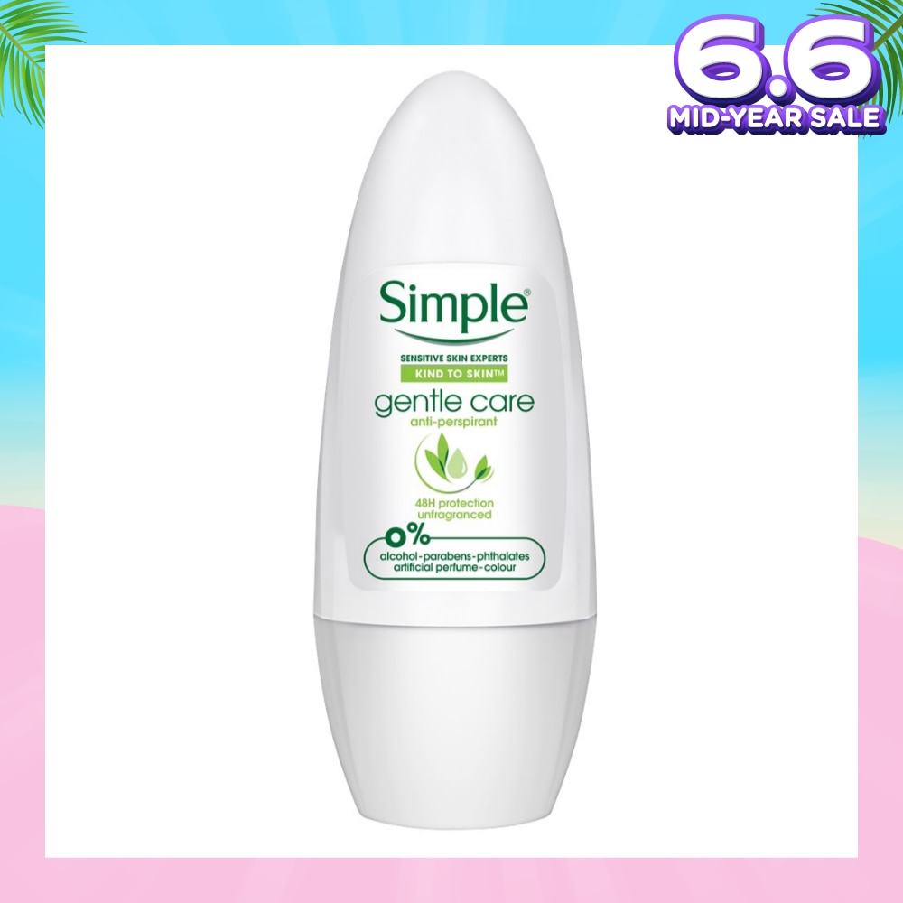 Gentle Care Anti-Perspirant Deodorant Roll-On (Unfragranced) 45ml