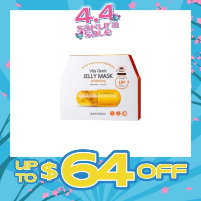 BANOBAGI - Vita Genic Jelly Texture Mask (Liposome Stabilized Vitamin Jeju Hanrabong Extract Whitening) 10s