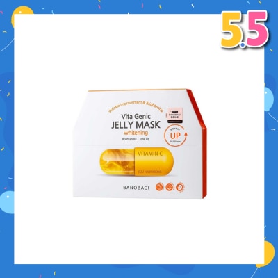 BANOBAGI Vita Genic Jelly Texture Mask (Liposome Stabilized Vitamin Jeju Hanrabong Extract Whitening) 10s