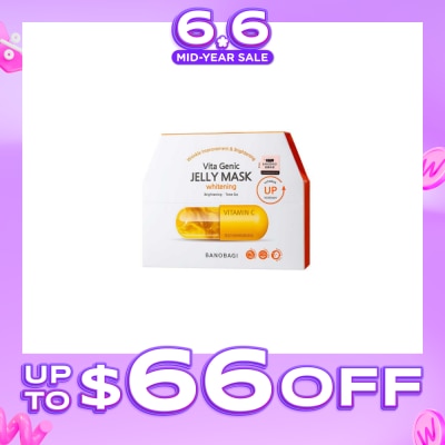 BANOBAGI - Vita Genic Jelly Texture Mask (Liposome Stabilized Vitamin Jeju Hanrabong Extract Whitening) 10s