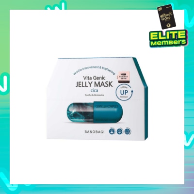BANOBAGI Vita Genic Jelly Texture Mask (Liposome Stabilized Vitamin Jeju Volcanic Ash Centelle Complex Cica) 10s