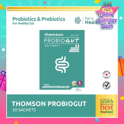 THOMSON ProbioGut Sachet (Promotes Healthy Gut & Body Mass) 30s