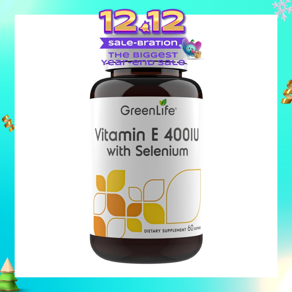 Vitamin E 400IU With Selenium Dietary Supplement Softgel 60s