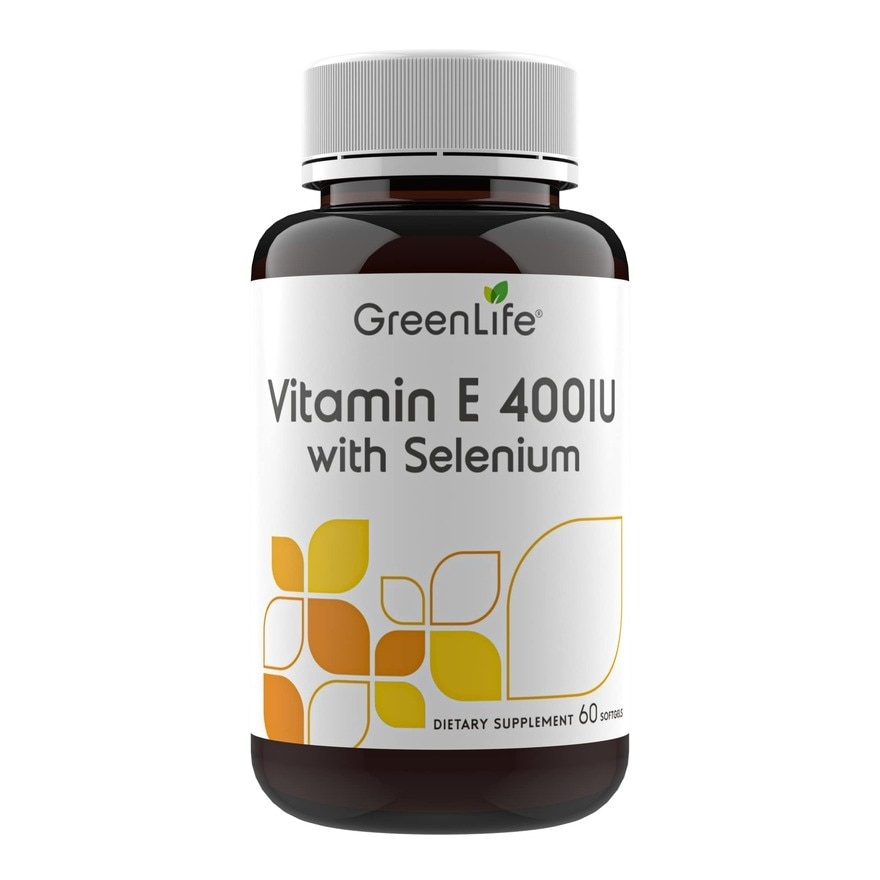 Vitamin E 400IU With Selenium Dietary Supplement Softgel 60s