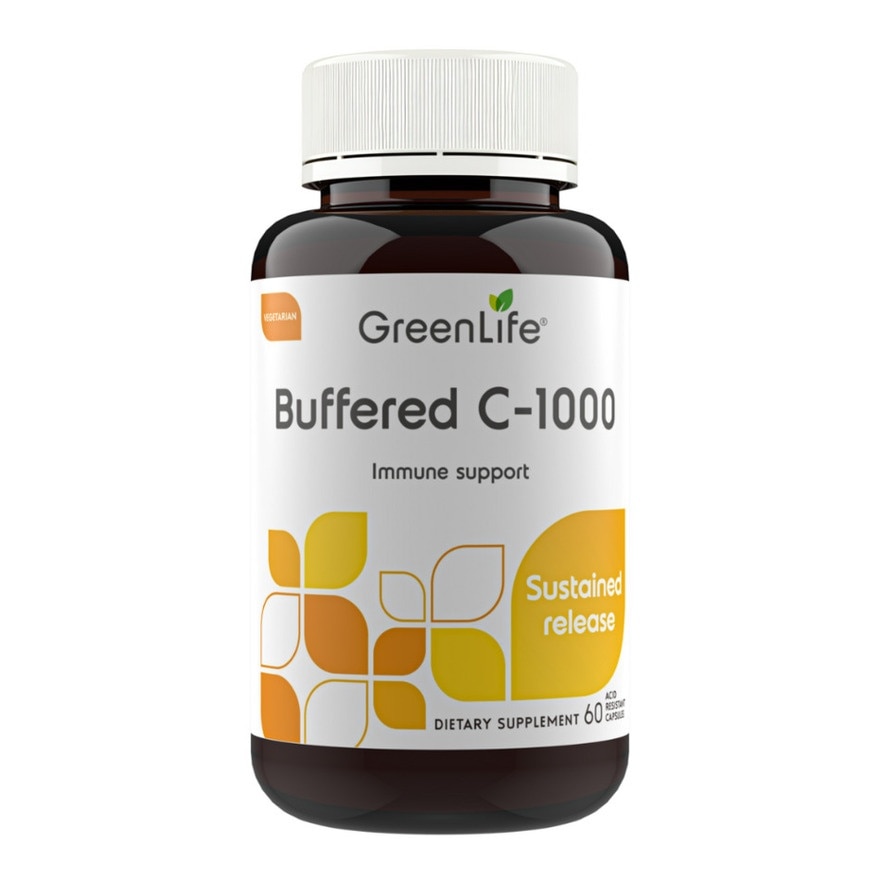 Buffered C-1000 Dietary Supplement Acid Ressistant Capsule 60s