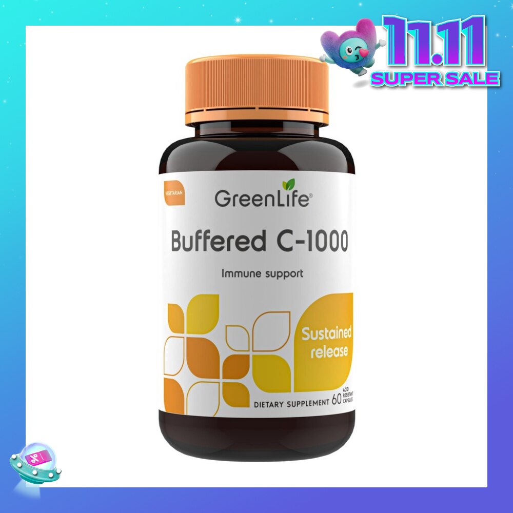 Buffered C-1000 Dietary Supplement Acid Ressistant Capsule 60s