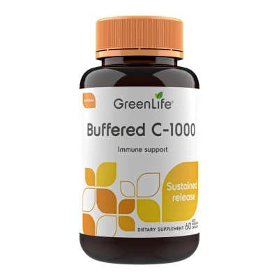 GREENLIFE - Buffered C-1000 Dietary Supplement Acid Ressistant Capsule 60s