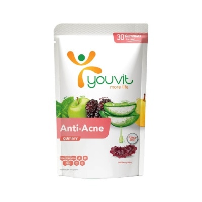 YOUVIT Anti-Acne Mulberry Mint Gummy Anti-Acne Mulberry Mint Gummy (Natural Ingredients & For Everyday) 30s