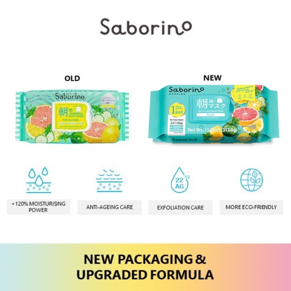 Morning Facial Sheet Mask Minty Fresh (Suitable for Oily Skin Type) 32s