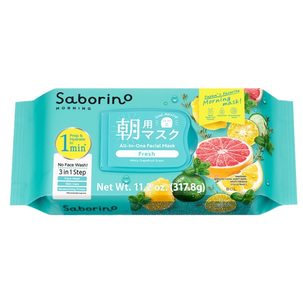 Morning Facial Sheet Mask Minty Fresh (Suitable for Oily Skin Type) 32s
