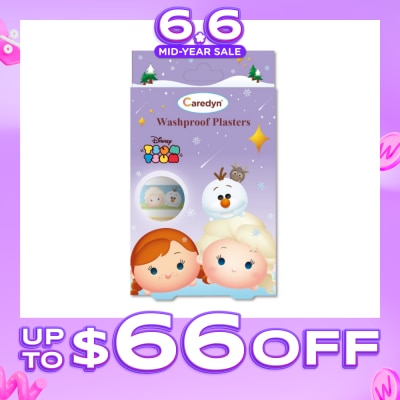 CAREDYN - Tsum Tsum Frozen Washproof Plaster (6 Assorted Designs) 18s