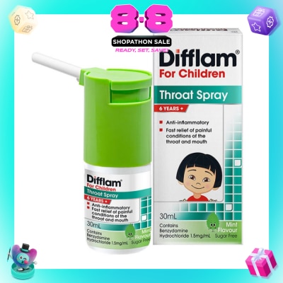 DIFFLAM - Throat Spray for Children 30ml