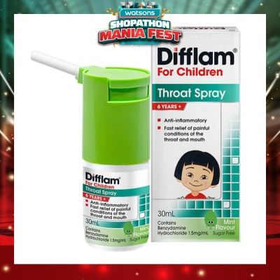DIFFLAM - Throat Spray for Children 30ml