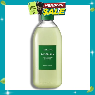 AROMATICA Rosemary Scalp Scaling Shampoo Vegan 400ml image