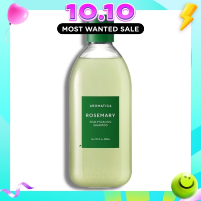 AROMATICA Rosemary Scalp Scaling Shampoo Vegan 400ml image