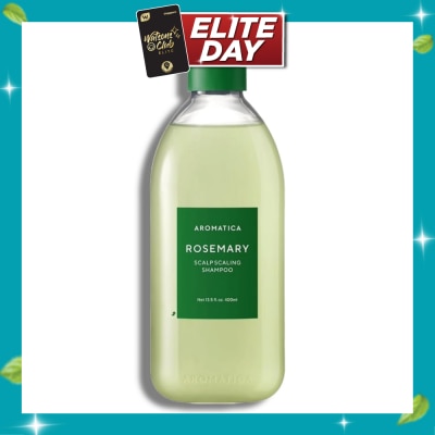 AROMATICA Rosemary Scalp Scaling Shampoo Vegan 400ml image