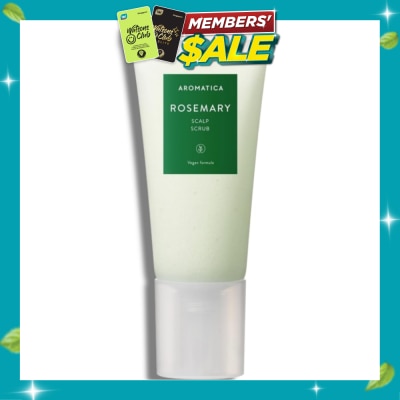 AROMATICA Rosemary Scalp Scrub (Strengthen Hair Root + Purify Scalp) 165g image