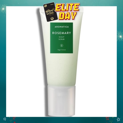 AROMATICA - Rosemary Scalp Scrub (Strengthen Hair Root + Purify Scalp) 165g