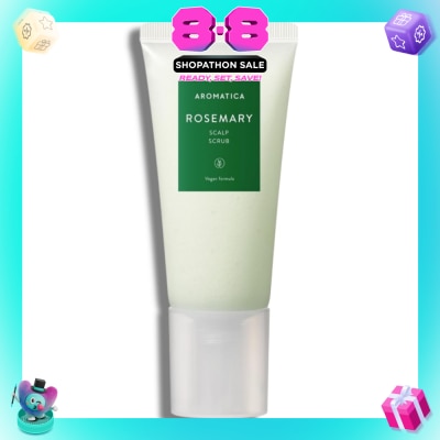 AROMATICA - Rosemary Scalp Scrub (Strengthen Hair Root + Purify Scalp) 165g