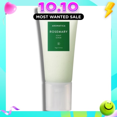 AROMATICA Rosemary Scalp Scrub (Strengthen Hair Root + Purify Scalp) 165g image