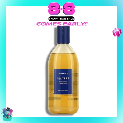 AROMATICA - Tea Tree Purifying Shampoo (Help Control Sebum & Oil Production) 400ml