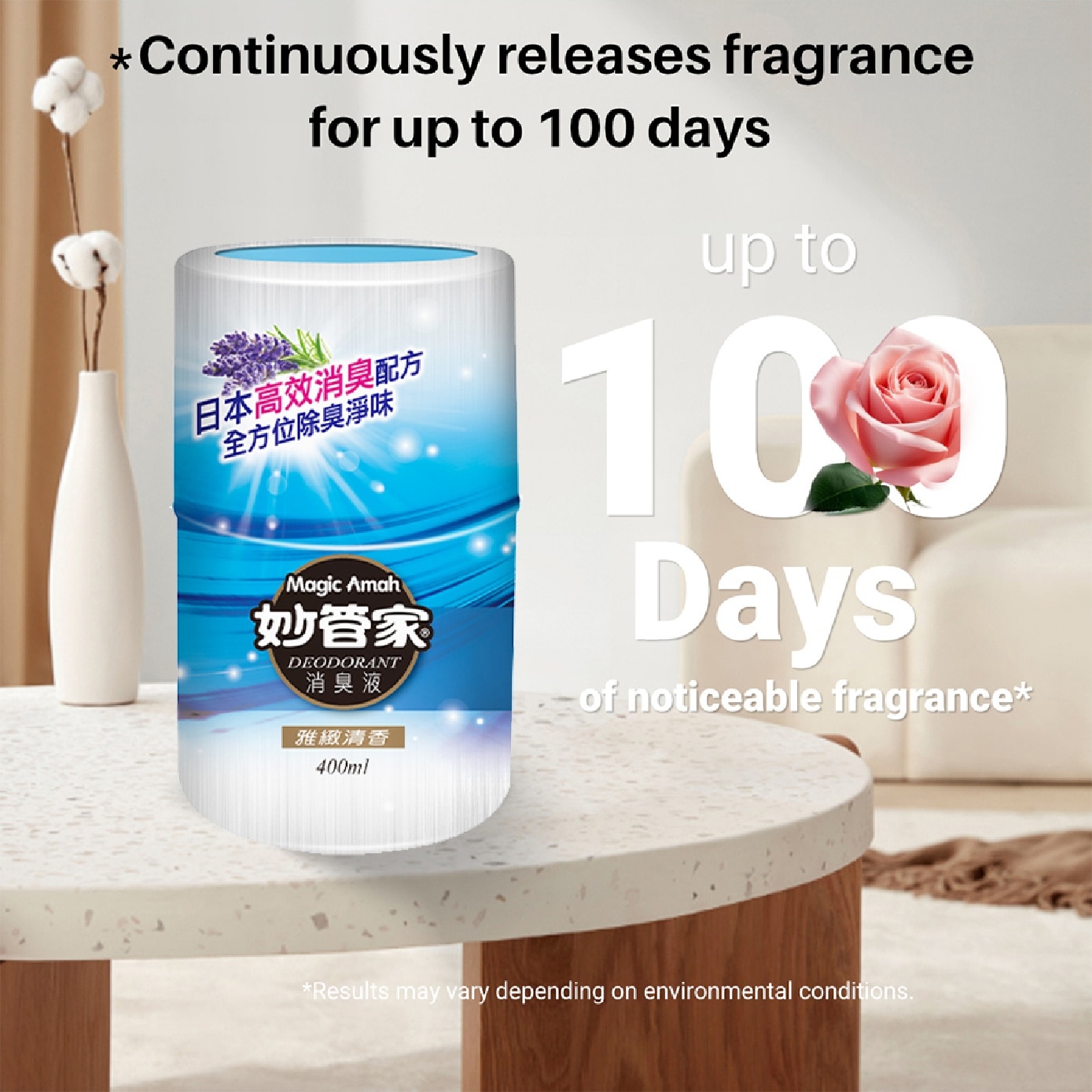 Elegant Liquid Deodorant 400ml x 2s