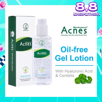 ACNES Oil-Free Gel Lotion (To Prevents Acne & Soothes Skin & Deep Hydration) 145ml