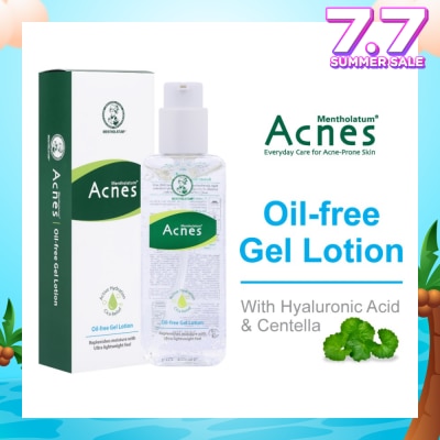 ACNES Oil-Free Gel Lotion (To Prevents Acne & Soothes Skin & Deep Hydration) 145ml
