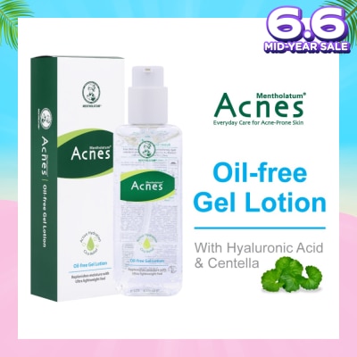 ACNES Oil-Free Gel Lotion (To Prevents Acne & Soothes Skin & Deep Hydration) 145ml